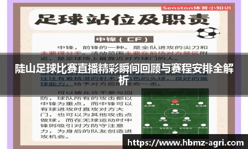 陡山足球比赛直播精彩瞬间回顾与赛程安排全解析